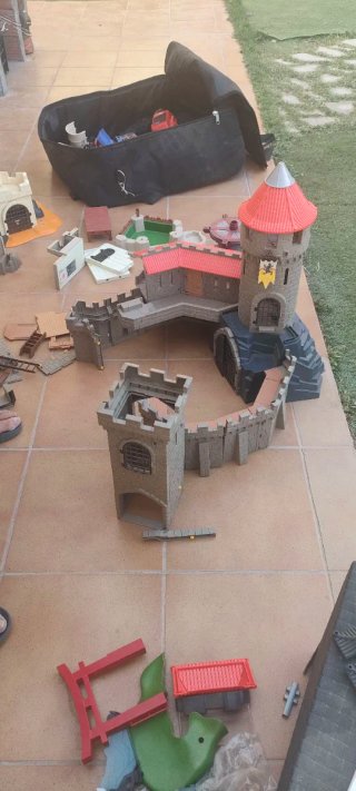 Carreta Playmobil Est. 1848 Castillos muñecos