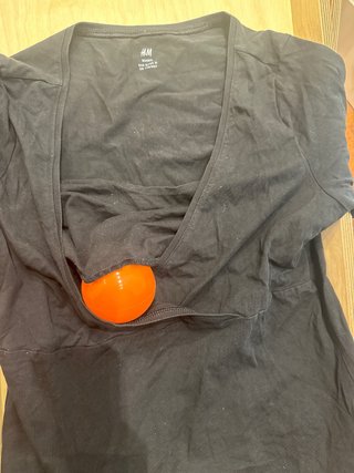 Blusa premamá H&M Talla M Negra