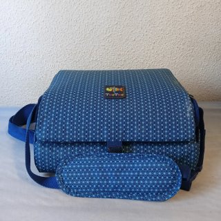 Trona de viaje Tuc Tuc azul estampado