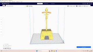 Crucifijo de mesa 3D