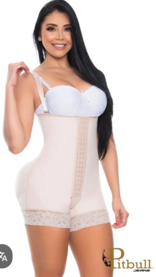 Faja reductora Pitbull  Negra o Beige talla XL