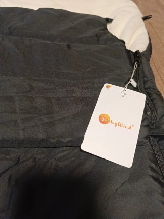 Saco para silla de paseo negro y blanco
