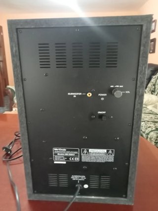 Subwoofer Negro
