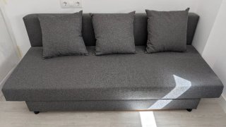 Sofá Cama IKEA ASARUM 3 Plazas Gris