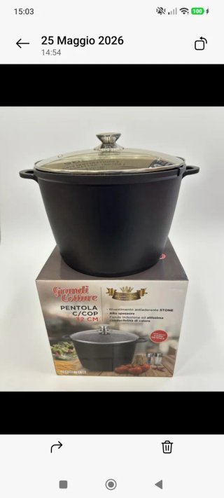 Pentola Grandi Cotture 32 cm Stone