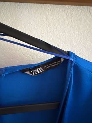 Vestido Zara azul