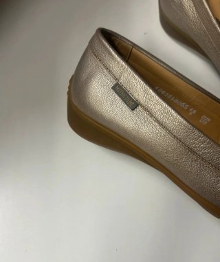 Zapatos Mephisto Talla 40 Dorado