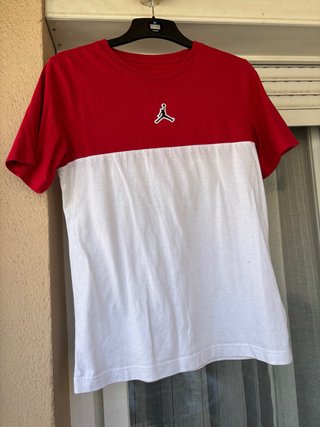 Camiseta Jordan Roja y Blanca