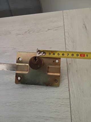 Cerradura de puerta con llaves cerrojo bombín