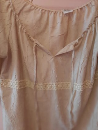 Blusón señora beige