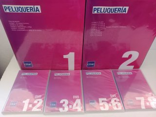 Curso Peluquería CEAC Libros y DVDs