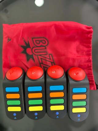 Mandos Buzz PS3 4 unidades + Bolsa