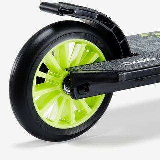 Patinete Scooter Niños Oxelo MID5 Negro Verde con freno en