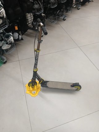 Patinete Scooter Niños Oxelo MID5 Negro Verde con freno en