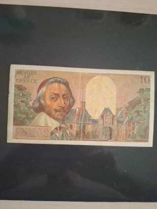 Billete 10 Francos Franceses 1960