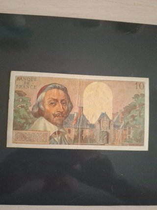 Billete 10 Francos Franceses 1960