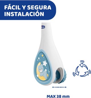Mobile Chicco per culla con luce, musica e proiezione arcobaleno