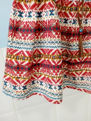 Falda etnica Inditex 36