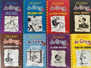 Libros del “Diario de Greg” del 3-14