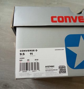 Converse Weapon OX Talla 43  Azul Blanco