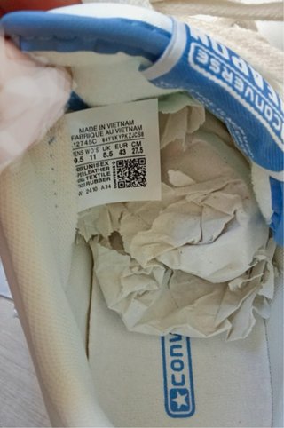 Converse Weapon OX Talla 43  Azul Blanco