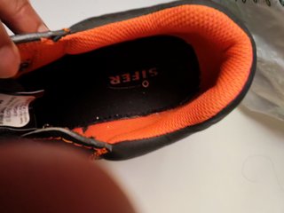 Zapatos de seguridad SIFER negros y naranjas