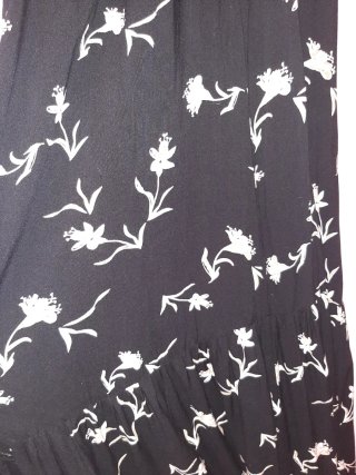 Vestido largo estampado floral