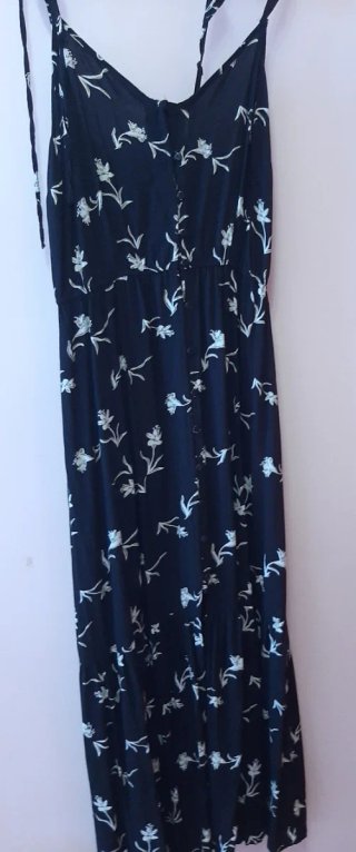 Vestido largo estampado floral