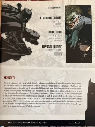 Batman RW Lion (spillato, new 52) #1
