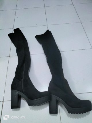 Botas altas mujer negras