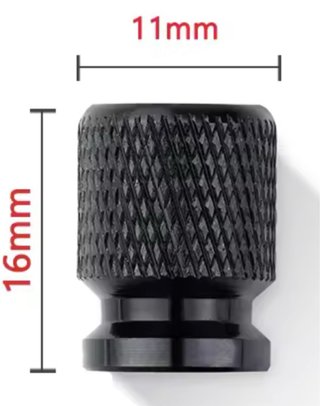 Tapones Válvula Honda - Negro