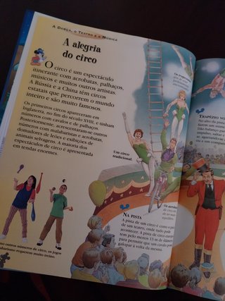 A Dança, o Teatro e a Música, Livro Disney, didáti
