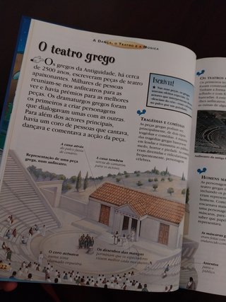 A Dança, o Teatro e a Música, Livro Disney, didáti