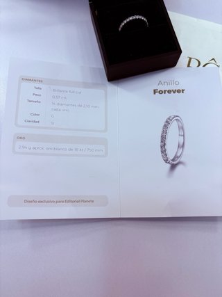 Anillo Oro Blanco 18kt Diseño Exclusivo
