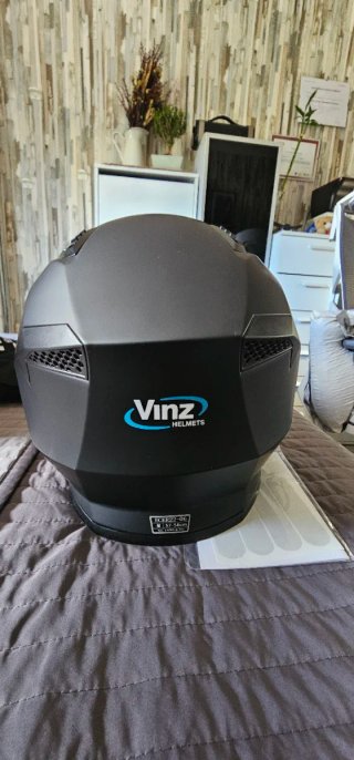 Casco Vinz Kinta Negro Sin Estrenar