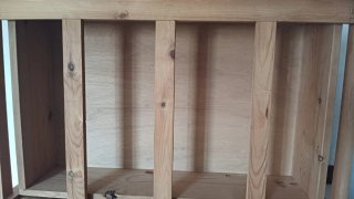 Cajonera de madera 2 módulos
