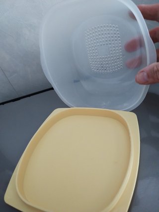 Contenitore Tupperware Bianco/Giallo