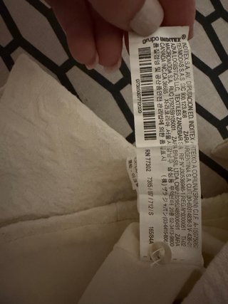 Top Zara Espalda Descubierta Talla S