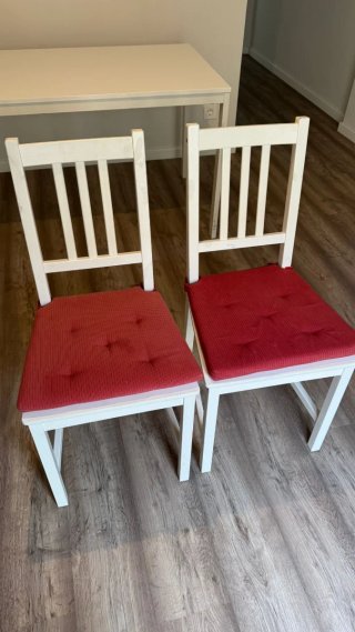 Mesa IKEA extensible + 4 sillas