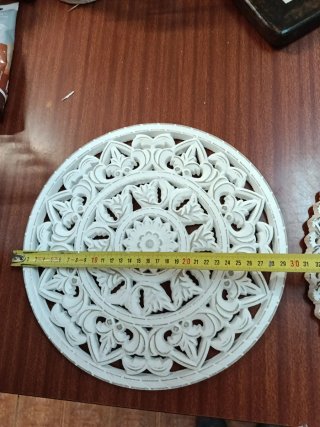 Mandalas redondos de madera para pared