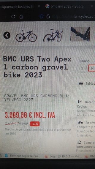 Gravel BMC VENDO/CAMBIO