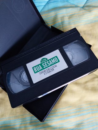 Rua Sésamo VHS - Contar com Cocas e Gualter