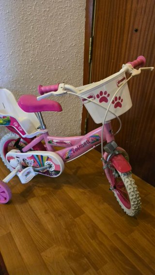 Bicicleta infantil 4-6 años rosa