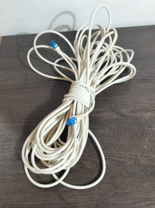 Cable de red Ethernet 20 metros blanco