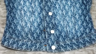 Giacca Jeans Versace couture