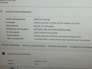 Portátil Lenovo Thinkpad L13 Intel Core i5