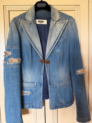 Chaqueta Vaquera Moschino con Lentejuelas