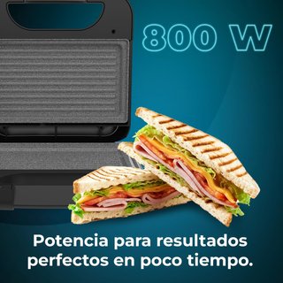 Cecotec sandwichera grill piedra acero inoxidable