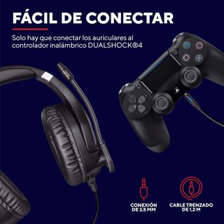 Auriculares gaming con micrófono para PlayStation