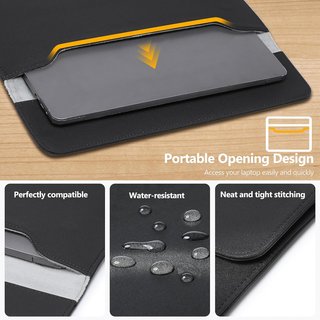 Funda portátil cuero microfibra protección MacBook